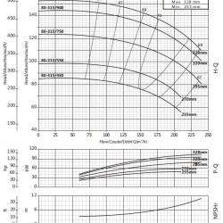 Pompe de climatisation BSM 80-315/450 (144/78), 45kW, 2900