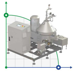 Separador MAXCLEAN BACTERİA 15T para limpieza de bacterias