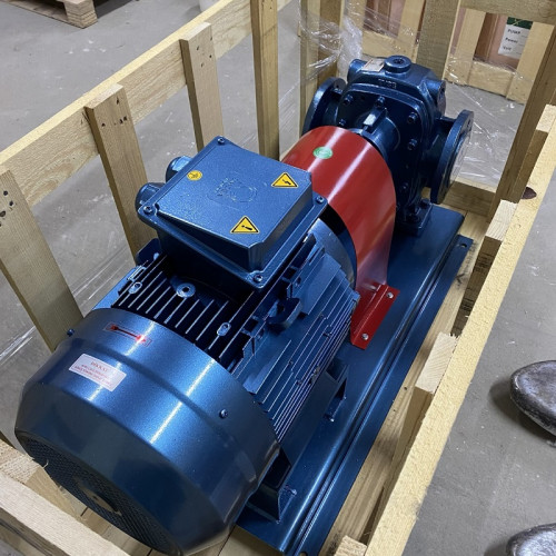 Bomba de engranajes para aceite de girasol sin refinar EMSE EDP 1030, DN80, 30 m3/h, 3 bar, 7,5 kW, 380V, 1000 rpm