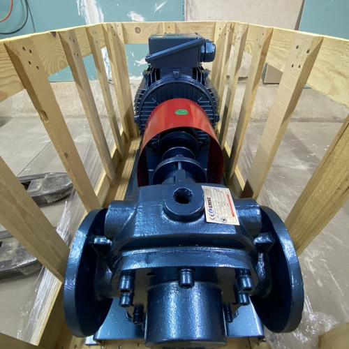 Bomba de engranajes para aceite de girasol sin refinar EMSE EDP 1030, DN80, 30 m3/h, 3 bar, 7,5 kW, 380V, 1000 rpm