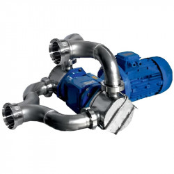 Импеллерный насос для томатной мякоти и сока LIVERANI RID MAXI Double 2Q NR TF 7,5 кВт, 470 об/мин, 380В с редуктором