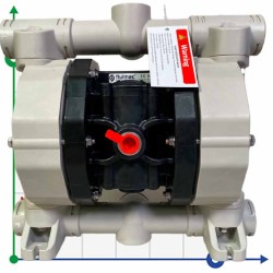 Мембранный насос азотной кислоты PHOENIX P120 PP HYTREL+PTFE, 120 л/мин
