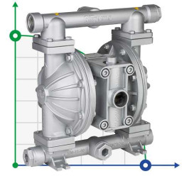 DPX 10 AL/SN - AL/N - AL/B - Pneumatic Membrane Pump
