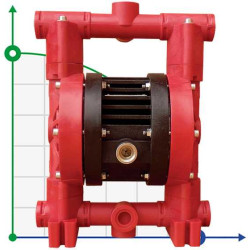 RUBY 020P-P-EPT-E насос пневматический мембранный