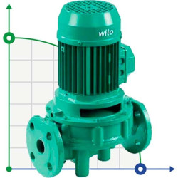 Pompe de circulation en ligne WILO IPL 50/130-0.37/4 pour installations de chauffage