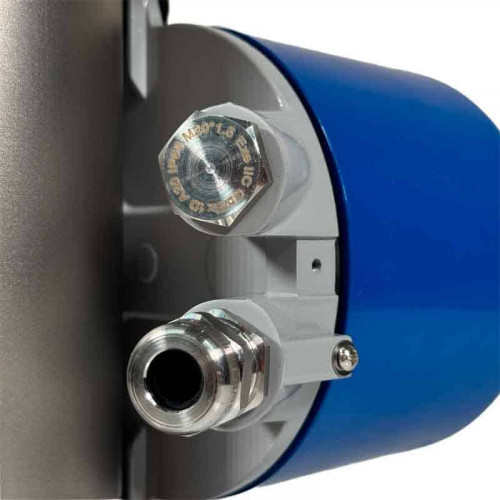 DN65 Stainless steel flow meter (rotameter) KLZDN65-1/PN16 (22% oil, 78% solvent (hexane) 750 kg/m3, 40-60°C) 4000~40000 l/h, 4-20mA, Ex