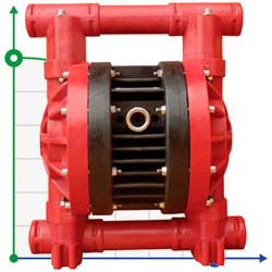 RUBY 025P-P-TPT-F насос пневматический мембранный