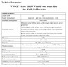 Set éolienne horizontale G-Series RX-50KG 50 kW 380 V, contrôleur d'onduleur grid-tie WWGIT 50 kW 380 V