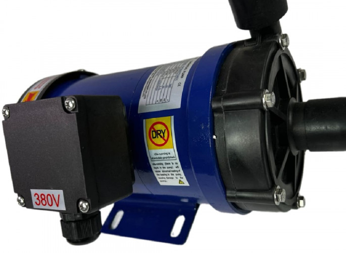 Chemikalienpumpe mit Magnetkupplung MD-F-255SAE-5V38AYS-3801, PPH, 380 V