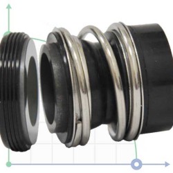 Mechanical shaft seal R-MG12 58, SIC/SIC, NBR, 304, G60