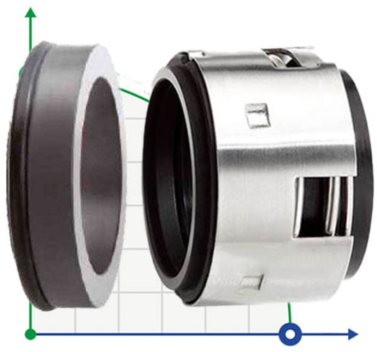 Wellendichtung R-502B 50, CAR/SIC, EPDM, 304