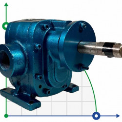 Bomba de engranajes para aceite EMSE EDP 1010 , 1 1/2 pulgadas 10 m3/h, sin motor