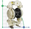 DP 15 PP/E - PB/E - pneumatische Membranpumpe