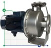 BZ 50-125/2.2 stainless steel centrifugal monoblock pump for growth inhibitors