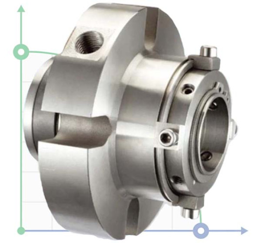 Cartouche à double joint R-CARTEX(DN) 55, SIC/SIC/SIC/CAR, VITON, 304