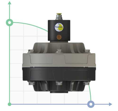 Pulsation damper 25 PVDF