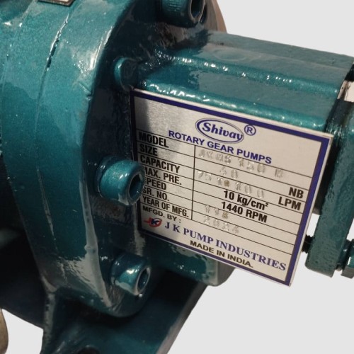 Gear pump JKMS 150 1 1/2 inch, 4.5 m3/h, AISI 316 for varnishes and paints