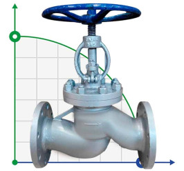 PN16 DN80 Zawór kołnierzowy ze stali węglowej, Seal AISI 304
