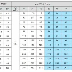 Pompe de forage pour alimentation en eau 8SP77/12, sortie : 5 pouces, 45 kW, 380 V