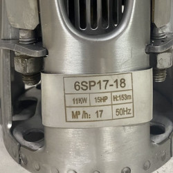 Bomba de pozo profundo 6SP17/18, 11kW, 380V (sustitución ЕЦВ 6-16-140)