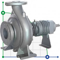 Pompe à huile chaude EMSE EKY 125-200, 45 kW, 2900, sans moteur