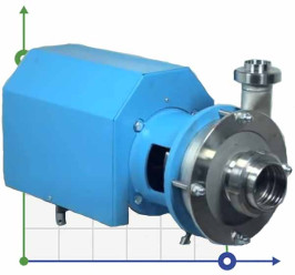 Pompe alimentaire Ya9-ONTS-1, 30m3/h, 5.5kW, 380V