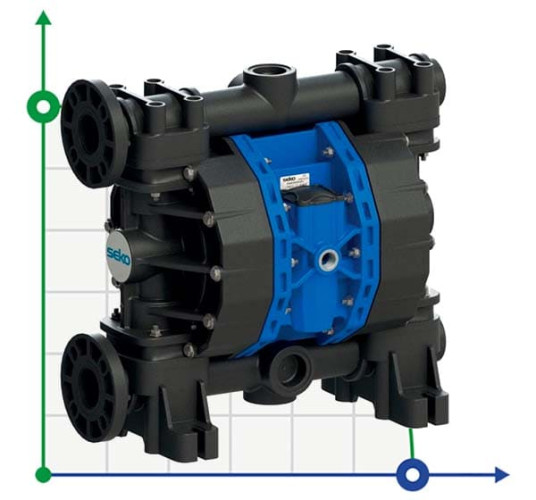 Seko Duotek AF700 PVDF pneumatic diaphragm pump