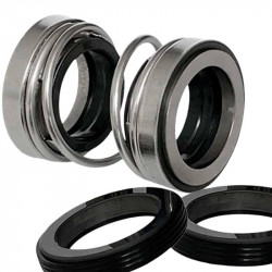 Double mechanical shaft seal R-208 30, SIC/SIC/SIC/SIC, VITON, 304