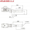 Schneckendosierpumpe ATLAS DOS 11.2-01-0.35HP-3.40-2800-63-A-NBR