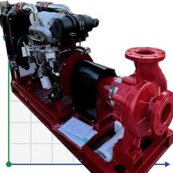 Дизельна насосна станція підвищення тиску BSD 100-250/750