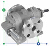 Gear pump JKMS 300 3 inch, 20 m3/h, AISI 316 for vegetable oil