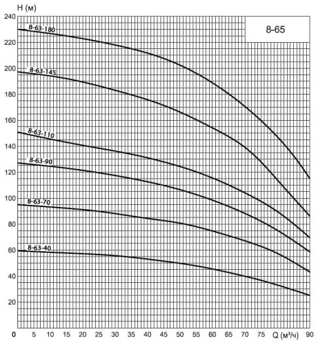 ECV 8-63-110 well pump