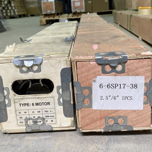 Bomba de pozo profundo 6SP17/38, 22kW, 380V
