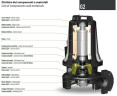 Pompe submersible de drainage Dreno G2 GT-EX 50/2/173 C.185 avec système de coupe