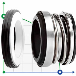 Joint d'arbre R-104A 19, CAR/CER, EPDM, 304