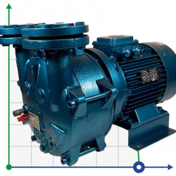 Bomba de vacío de anillo de agua ESV 210/80, 145 m3/h, 4,0 kW, 1450 rpm