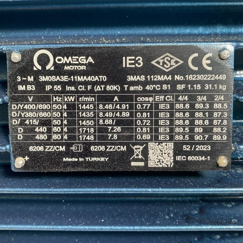 Водокольцевой вакуумный насос ESV 210/80, 145 м3/ч, 4,0 кВт, 1450 об/мин