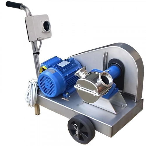 Импеллерный насос для жидких яиц LIVERANI GR MAJOR 60 NR MF(A) 1,5 кВт, 470 об/мин, 220В ременный на тележке со стандартной панелью управления