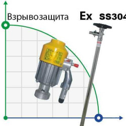 BTS-HD-EX2-V+SS304-1200mm Fasspumpe