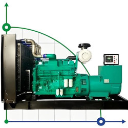 Industrial diesel generator XHYC-450GF with ATS, engine Cummins 500kVA, 450kW, 380V/50HZ open type