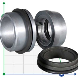 Уплотнение вала насоса Grundfos Sarlin R-706SSO 16, SIC/SIC/SIC/SIC, VITON