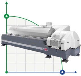 Centrífuga decantadora HAUS DDE 8242 para separación