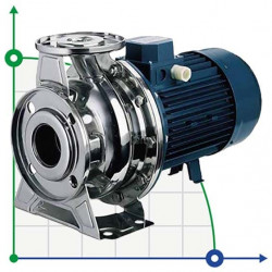 Насос из нержавеющей стали NX32/300 (160), 2,2 кВт, 20 м3/ч, 37м, 220V/M, AISI 304 (EBARA 3M 32-160/2,2)