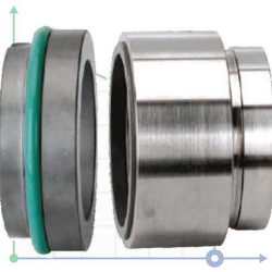Mechanical seal R-HJ92N 28, SIC/SIC, VITON, 316, G16