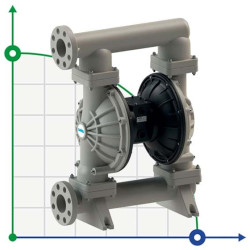 Seko Duotek AF1000 PP pneumatic diaphragm pump