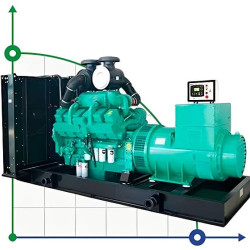 Industrial diesel generator XHYC-500GF with ATS, engine Cummins 600kVA, 500kW, 380V/50HZ open type