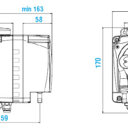 Насос лимонной кислоты BH3-V 90-260V Santoprene