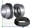 Gleitringdichtung für die Pumpe Grundfos Sarlin R-706SSO 25, SIC/SIC/SIC/SIC, VITON
