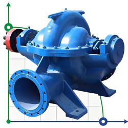 Double Suction Split Case Pump 1D630-90, 1500, without engine