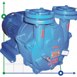 Bomba de vacío de evaporación ESV 270/150, 384 m3/h, 11 kW, 1450 rpm